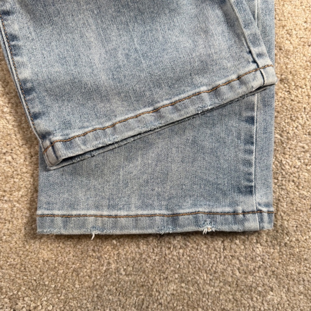 Everflex Slim Bootcut Jeans Women 8 (FITS 28x30) Blue High Rise Stretch READ - Picture 2 of 13
